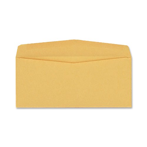 Quality Park Kraft Business Envelopes, 28lb, #10, 4-1/8 x 9-1/2, 500/Box (11162)