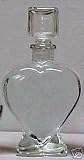 The Original Sand Wedding Unity Heart Ceremony Vase with Sculpted Glass Stopper