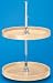 Rev-A-Shelf 4WLS072-28-52 28" (712 mm) Diameter Full Circle Wood Shelves - Wood - Maple