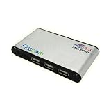 Electronics : 7 Port Powered USB 2.0 Hi-Speed  Hub & Cable.