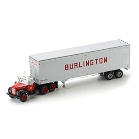 HO RTR Mack B Tractor w/40' Trailer, CB&Q
