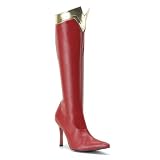 31upy4g28CL. SL160  PLEASER FUNTASMA Wonder 130 Womens Shoes Boots Super Hero Wonder Woman Superman Red/Gold