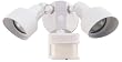 Heath Zenith 200-Watt Quartz Halogen Motion-Sensing Twin Security Light, White #SL-5597-WH