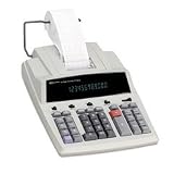 15990 Desktop Calculator, 12-Digit Fluorescent, Two-Color Printing, Black/Red