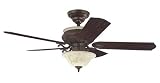 Hunter 52 Salinas - Cocoa Ceiling Fan with Bowl Light