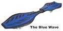 Ripstick/ripstik Wave Surfing Caster Board Skateboard w/ Flashing Wheels - The Blue Wave