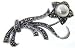 Jewelry : Sterling Silver Marcasite and Simulated Pearl Vintage Flower Brooch