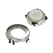 Replacement Trackball and Chrome Ring for Blackberry Pearl 8100 8110 8120 8130 Curve 8300 8310 8320 8330 8800 8810 8820 8830 - Repair your Device
