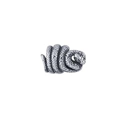 FROLIC Sterling Silver Snake Slider Charm