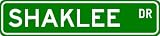 SHAKLEE Street Sign ~ Personalized Family Lastname Sign ~ Gameroom, Basement, Garage Sign Novelty** ALUMINUM
