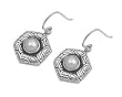 Mabe Pearl Earrings - Sterling Silver - 18 mm