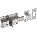 Stainless Steel 304 Slide Bolt Latch, Polished Finish, Non Locking, 2-61/64" Bolt Plate Length, 27/32" Throw Plate Length (Pack of 1)