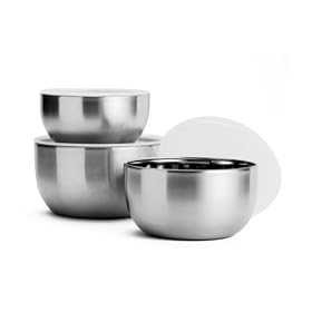 Arcosteel 6 Piece Stainless Steel Mix and Store Bowl Set by Arcosteel