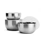 Arcosteel 6 Piece Stainless Steel Mix & Store Bowl Set