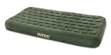 Intex Queen Prestige Hunter Green Downy Airbed (Built-in DC Pump) by Intex