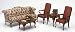 The Victorian Collection - Victorian Loveseat - TB117 - Vinyl Grade 2 Fabric 60'W x 30'D x 36'H