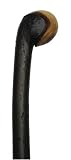 Walking Cane - Irish Blackthorn. This men's natural Irish blackthorn walking stick has a knob handle with polished natural bark. The stick cane is 36 inches long and has a rubber tip.