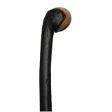 Walking Cane - Irish Blackthorn. This men's natural Irish blackthorn walking stick has a knob handle with polished natural bark. The stick cane is 36 inches long and has a rubber tip.