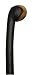 Walking Cane - Irish Blackthorn. This men's natural Irish blackthorn walking stick has a knob handle with polished natural bark. The stick cane is 36 inches long and has a rubber tip.