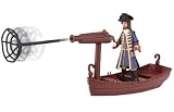 Pirates of the Caribbean Deluxe Barbosa Figure with Long Boat