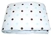 American Baby Company Portable Crib Sheet Percale, Blue Dots