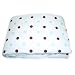 American Baby Company Portable Crib Sheet Percale, Blue Dots