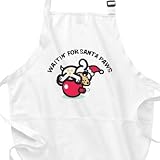 Puppy Waiting for Santa Paws Dog BBQ Apron
