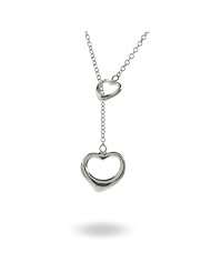 Sterling Silver Simple Heart Lariat