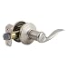 Kwikset Signatures Tustin SmartKey Entry Lever in Satin Nickel Finish #97402-540
