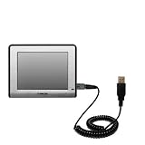  : Coiled Power Hot Sync and Charge USB Data Cable w/ Tip Exchange for the Amcor Navigation GPS 3750 - Gomadic Brand