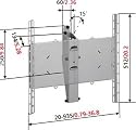Vogels EFW2005 Univ Tilt Mount Plasma Bracket 42-50"