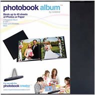 PhotoBook 8x8 Album: Black 5mm