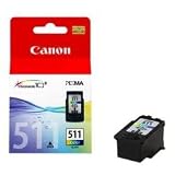 Canon B004 CL-511 Tintenpatrone, 9 ml blau/rot/gelb