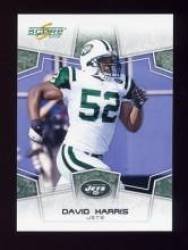 2008 Score #225 David Harris - LB - New York Jets (Football Cards)
