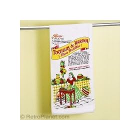 Red and White Kitchen Tortilla Kitchen Towel by Red And White Kitchen Company