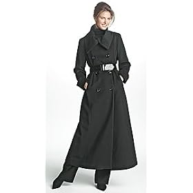 DOUBLE-BREASTED WOOL COAT WITH BELT by Women's Wool Coats