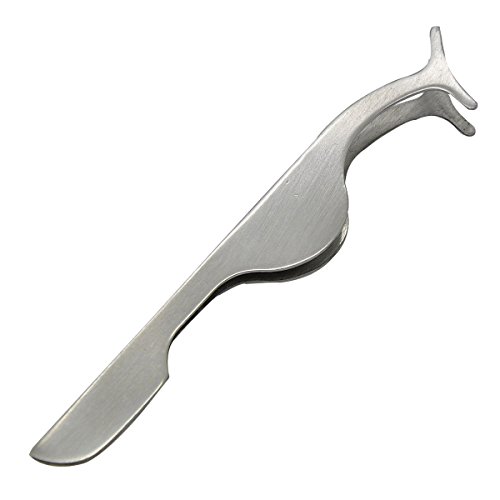 FOONEE Stainless Steel Extension Eyelash Applicator Tool Fish Tail Clip