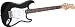 Squier by Fender Standard Stratocaster with Maple Neck- Black Metallic