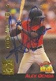 Alex Ochoa, Baltimore Orioles Autographed Card