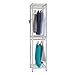 Wire Shelving Garment Tower, 18w X 18d X 81 3/4h, Silver