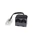 Telefonh�rer Y-Adapterkabel RJ10 Stecker - 2xRJ10 Kupplung, VE=1