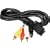 NINTENDO GAMECUBE/N64 STANDARD AUDIO VIDEO CABLE