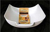 Booda Swift Swoop Cat Litter Box & Scoop - Polor White
