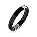 Bling Jewelry Black Tungsten Unisex Ring 4mm