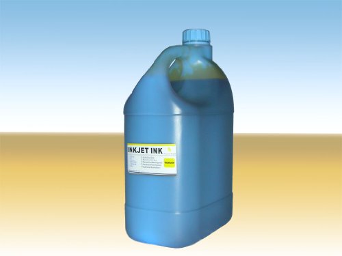 Gallon (128oz) NANO Yellow Bulk refill Ink for all HP Canon Dell Lexmark Brother Cartridges