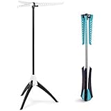 Above Edge Colapsible Tripod Drying Rack, For Indoor & Outdoor Use, Energy Saver, Space Saver. (White)