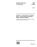 ISO 13794:1999, Ambient air - Determination of asbestos fibres - Indirect-transfer transmission electron microscopy method