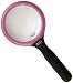 Mighty Bright 3-Inch Round Magnifier, Pink