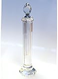 10.5" / 26.5cm Large Column Crystal Glass Perfume Bottle