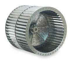 Dayton 2UTU8 Blower Wheel, Dia 9 7/16 In, Bore 1/2 In